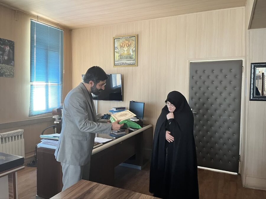 رئیس بهزیستی شهرستان ساوجبلاغ با رئیس دادگستری دیدار و گفتگو کرد