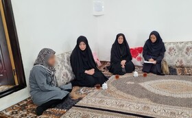 رئیس بهزیستی چالدران به دیدار مددجویان رفت