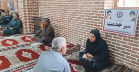 برگزاری "میز خدمت" در مسجد جامع شهرستان سردشت
