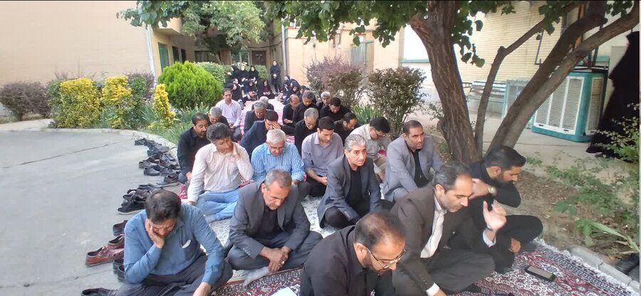 برگزاری مراسم عزاداری دهه نخست محرم در اداره‌کل بهزیستی همدان