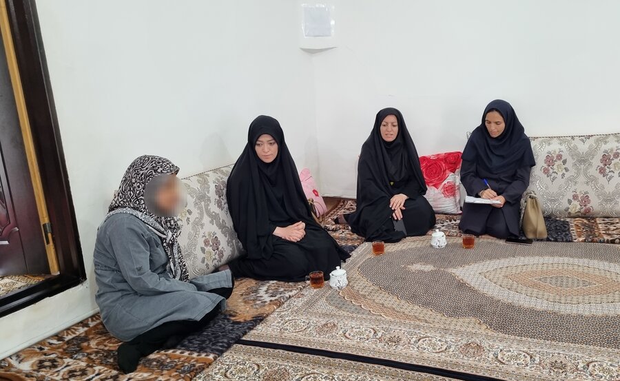  رئیس بهزیستی چالدران به دیدار مددجویان رفت