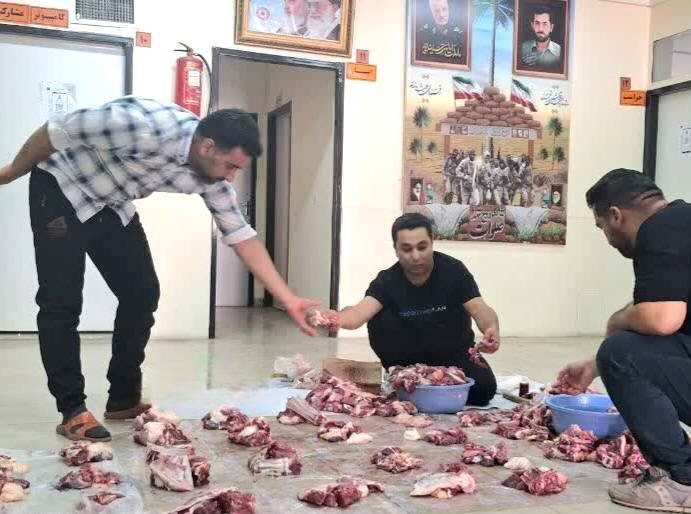 اهدای ۴ رأس گوسفند به اداره بهزیستی توسط عزاداران حسینی میاندوآب