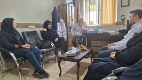 گزارش تصویری| بازدید رئیس اداره  اورژانس اجتماعی استان از اورژانس اجتماعی اهر