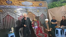 حضور مدیر کل و معاونین فارس در مراسم تاسوعای حسینی هیات مذهبی الصابرین فارس