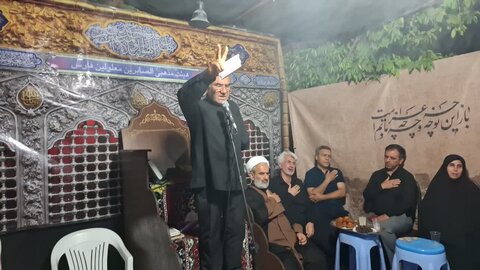 حضور مدیر کل و معاونین فارس در مراسم تاسوعای حسینی هیات مذهبی الصابرین فارس