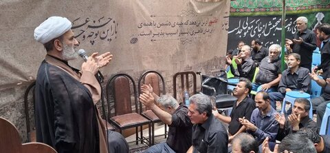 حضور مدیر کل و معاونین فارس در مراسم تاسوعای حسینی هیات مذهبی الصابرین فارس