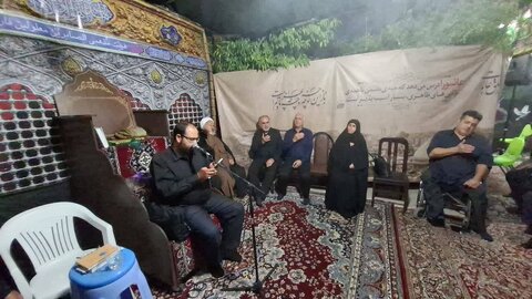 حضور مدیر کل و معاونین فارس در مراسم تاسوعای حسینی هیات مذهبی الصابرین فارس