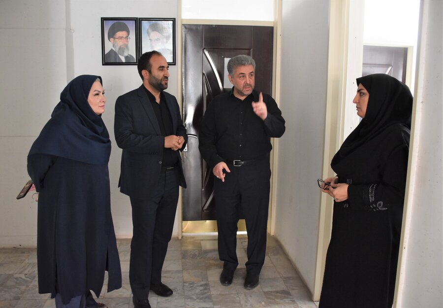 بازدید مدیرکل از معاونت توانبخشی و شیرخوارگاه