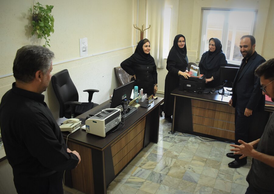 بازدید مدیرکل از معاونت توانبخشی و شیرخوارگاه