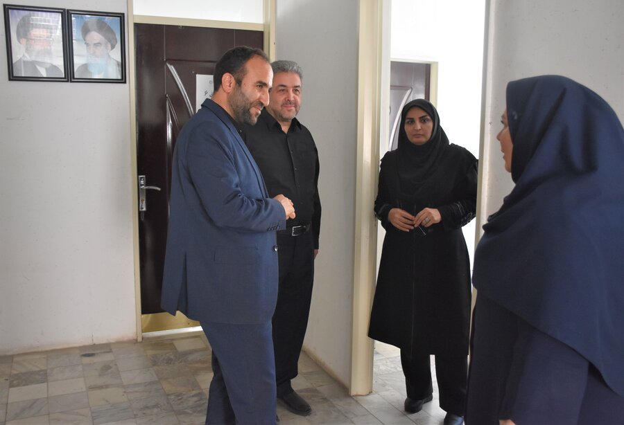 بازدید مدیرکل از معاونت توانبخشی و شیرخوارگاه
