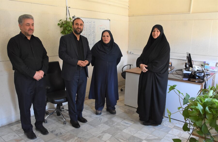 بازدید مدیرکل از معاونت توانبخشی و شیرخوارگاه