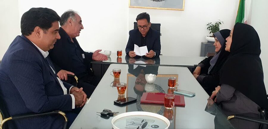 ملارد | دیدار با معتمد مجمع خیرین اداره بهزیستی