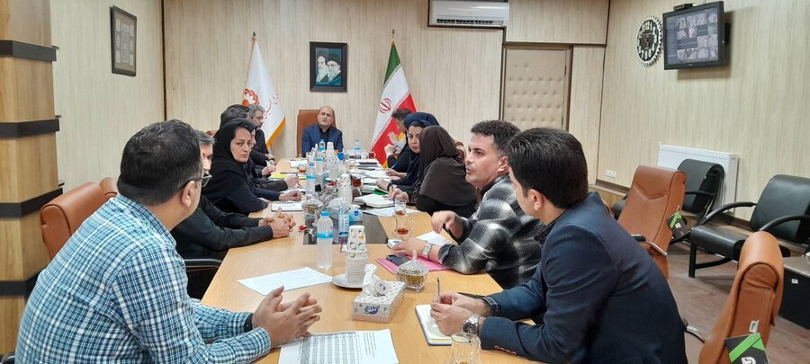 برگزاری جلسه هماهنگی و بررسی فعالیت مرکز درمان و کاهش آسیب بیماران اعتیاد ماده ۱۶ بهزیستی استان