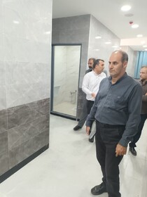 گزارش تصویری/ بازدید معاون توانبخشی  بهزیستی قم از پروژه ساختمان دوم مرکز شبانه روزی بیماران روانی مزمن حامیان