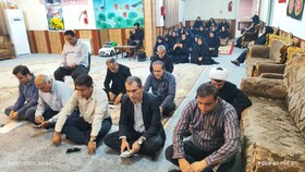 شهرستان بوشهر| برگزاری مراسم زیارت عاشورا در شیرخوارگاه شهید ناجی بهزیستی شهرستان بوشهر با حضور مسئولین بهزیستی استان