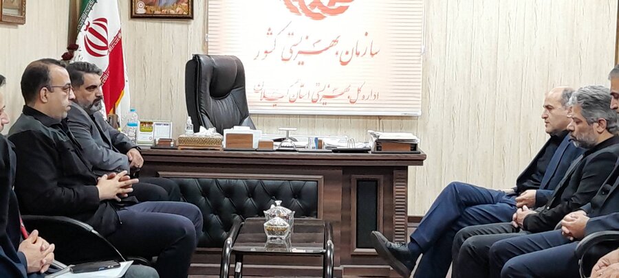 دیدار مدیر عامل شرکت چوب و کاغذ ایران (چوکا) با مدیر کل بهزیستی گیلان