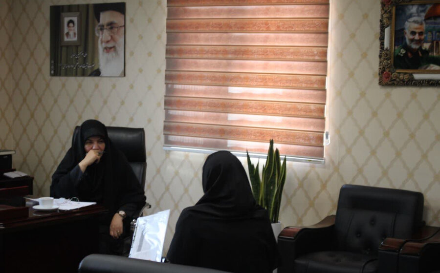 دیدار چهره‌به‌چهره مدیرکل بهزیستی البرز با جامعه هدف محترم