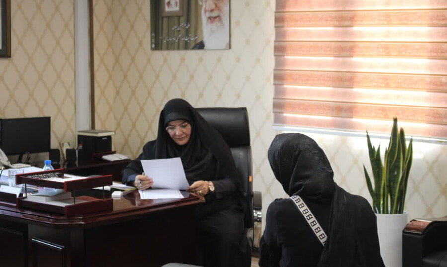 دیدار چهره‌به‌چهره مدیرکل بهزیستی البرز با جامعه هدف محترم