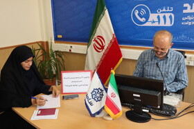 پاسخگویی بی‌واسطه سرپرست بهزیستی استان مرکزی به تماس‌های مردمی در سامانه ۱۱۱ استانداری مرکزی