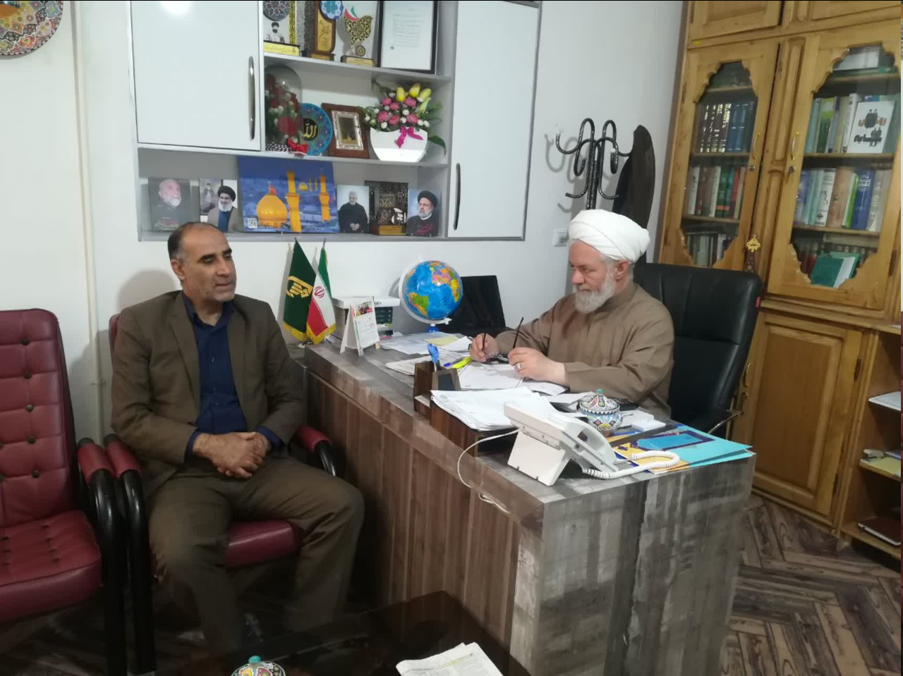 دیدار رئیس اداره بهزیستی شهرستان و امام جمعه اسدآباد / تاکید بر استفاده بهینه از تمامی ظرفیت های موجود