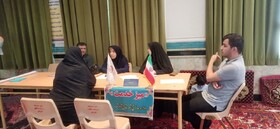 گزارش تصویری| برگزاری میز ارتباطات مردمی مشترک بهزیستی و تأمین اجتماعی در  آذرشهر
