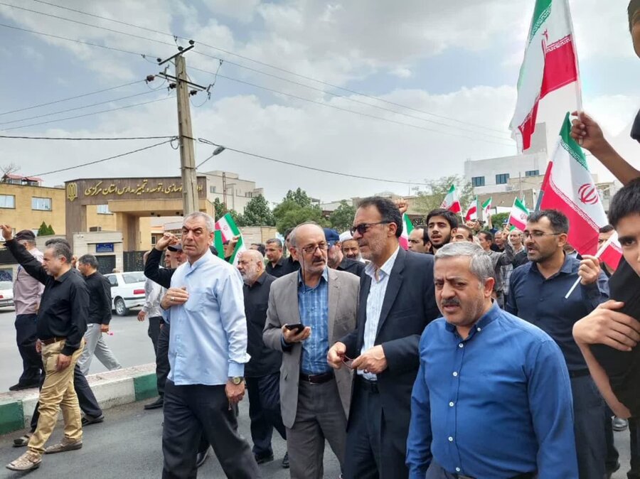 "جمعه خشم و نصر" با حضور اقشار مختلف مردم و مسئولان بهزیستی در سراسر استان مرکزی برگزار شد