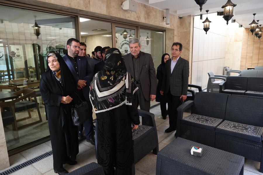 بازدید رئیس سازمان بهزیستی کشور از مرکز امید فردا