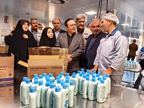 گزارش تصویری | بازدید استاندار قزوین از گروه بهداشتی فیروز در شهر صنعتی البرز