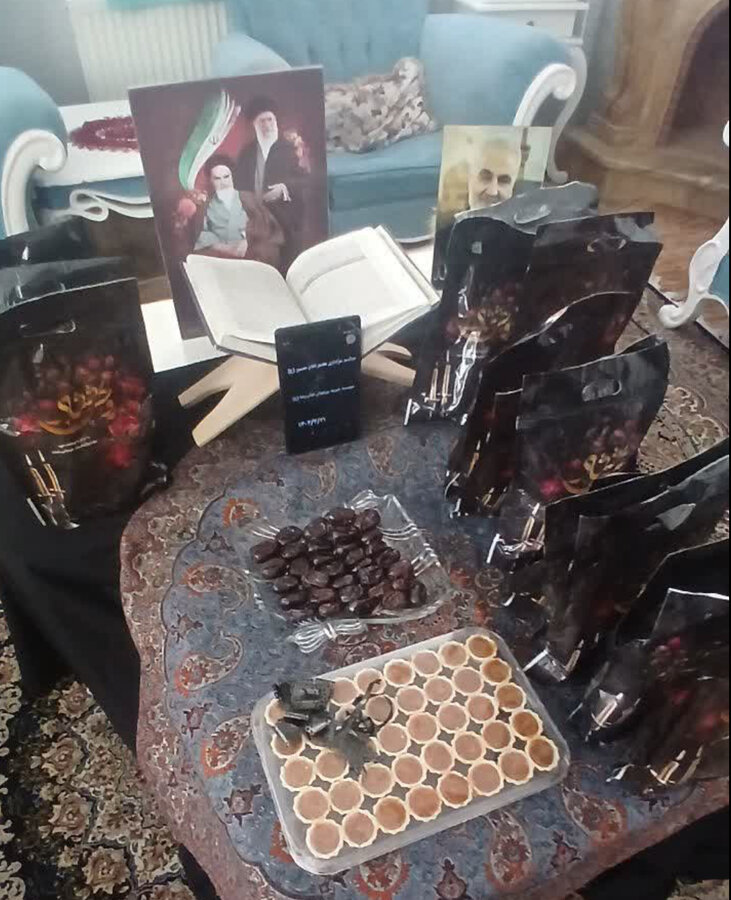 ساوجبلاغ | برگزاری مراسم عزاداری شهدای کربلا در خانه درخشان امام رضا (ع)