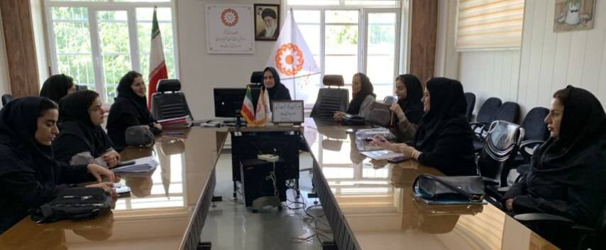 برگزاری نشست توجیهی نحوه تکمیل فرم های نظارتی و بررسی عملکرد مراکز مثبت زندگی در بهزیستی مهاباد