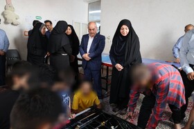 تور رسانه‌ای بهزیستی مازندران در مرکز نگهداری و ساماندهی کودکان خیابانی "احسان" ساری برگزار شد  