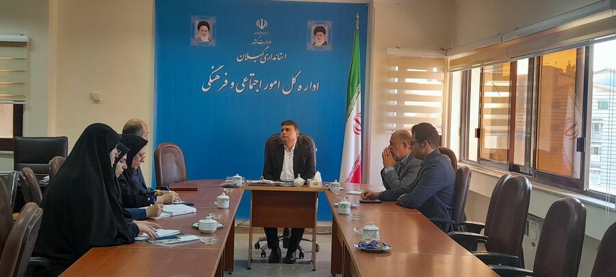 دیدار مدیرکل بهزیستی گیلان و هئیت همراه با مدیرکل دفتر امور اجتماعی استانداری گیلان