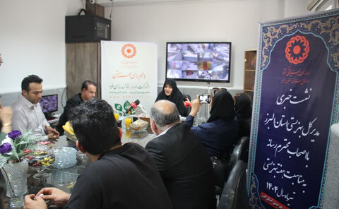 گزارش تصویری | نشست خبری مدیرکل بهزیستی البرز با خبرنگاران و اصحاب رسانه به مناسبت هفته بهزیستی برگزار شد