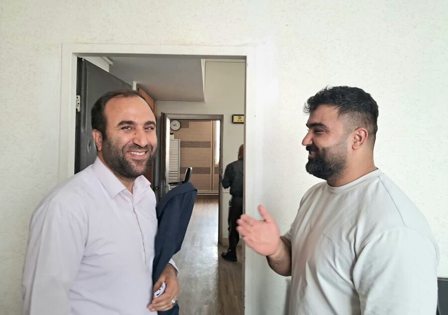 دیدار مدیرکل بهزیستی و قهرمان پارالمپیک