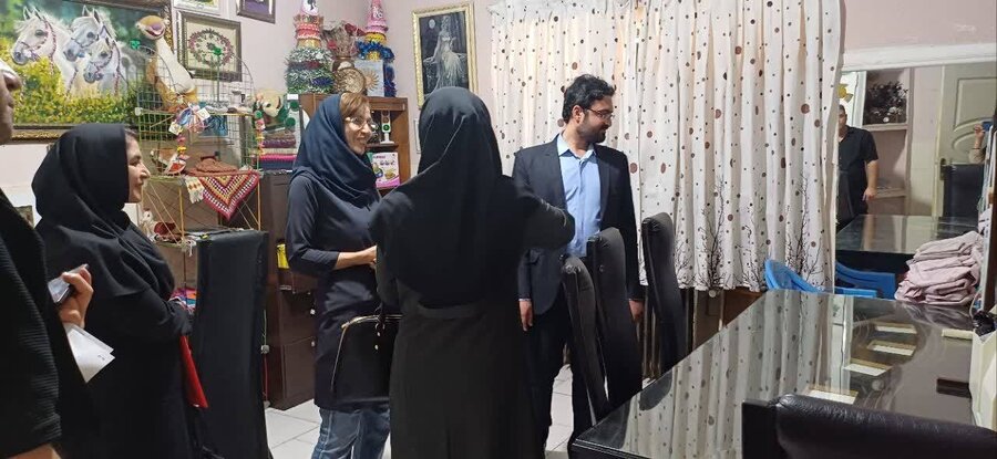شهریار |  بازدید از مراکز توانبخشی و معلولین ذهنی دختران و پسران