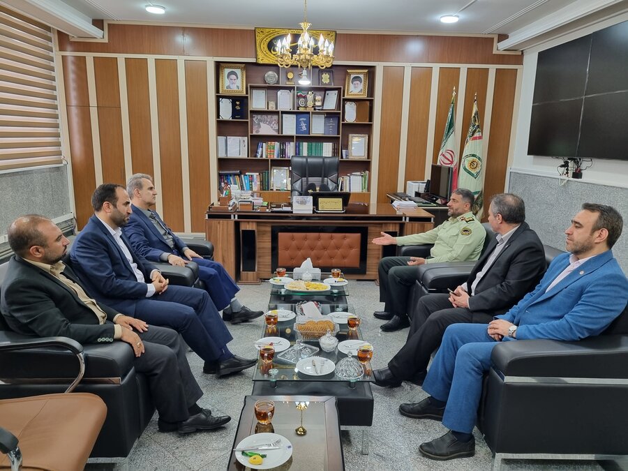 دیدار معاون سلامت اجتماعی بهزیستی کشور با فرمانده انتظامی استان کرمانشاه