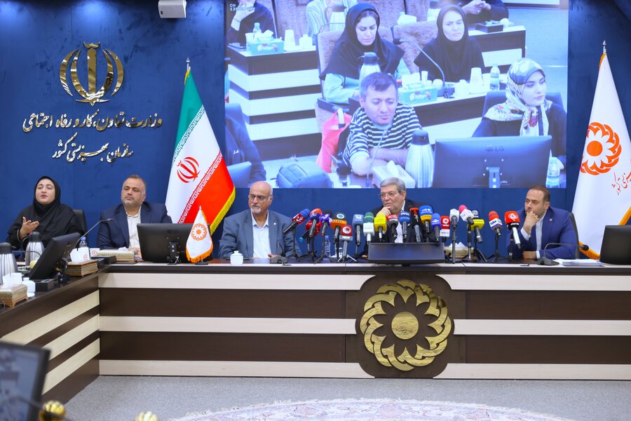 نشست خبری رئیس سازمان بهزیستی کشور با اصحاب رسانه