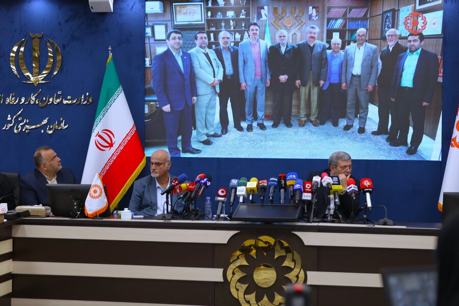 نشست خبری رئیس سازمان بهزیستی کشور با اصحاب رسانه
