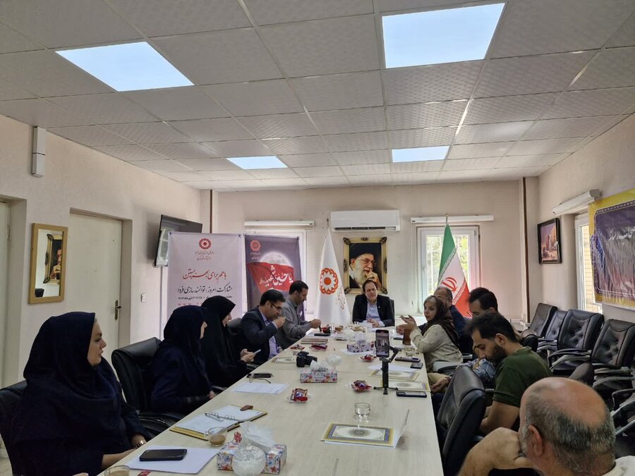 نشست خبری مدیر بهزیستی شهرستان کرج با اصحاب رسانه برگزار شد