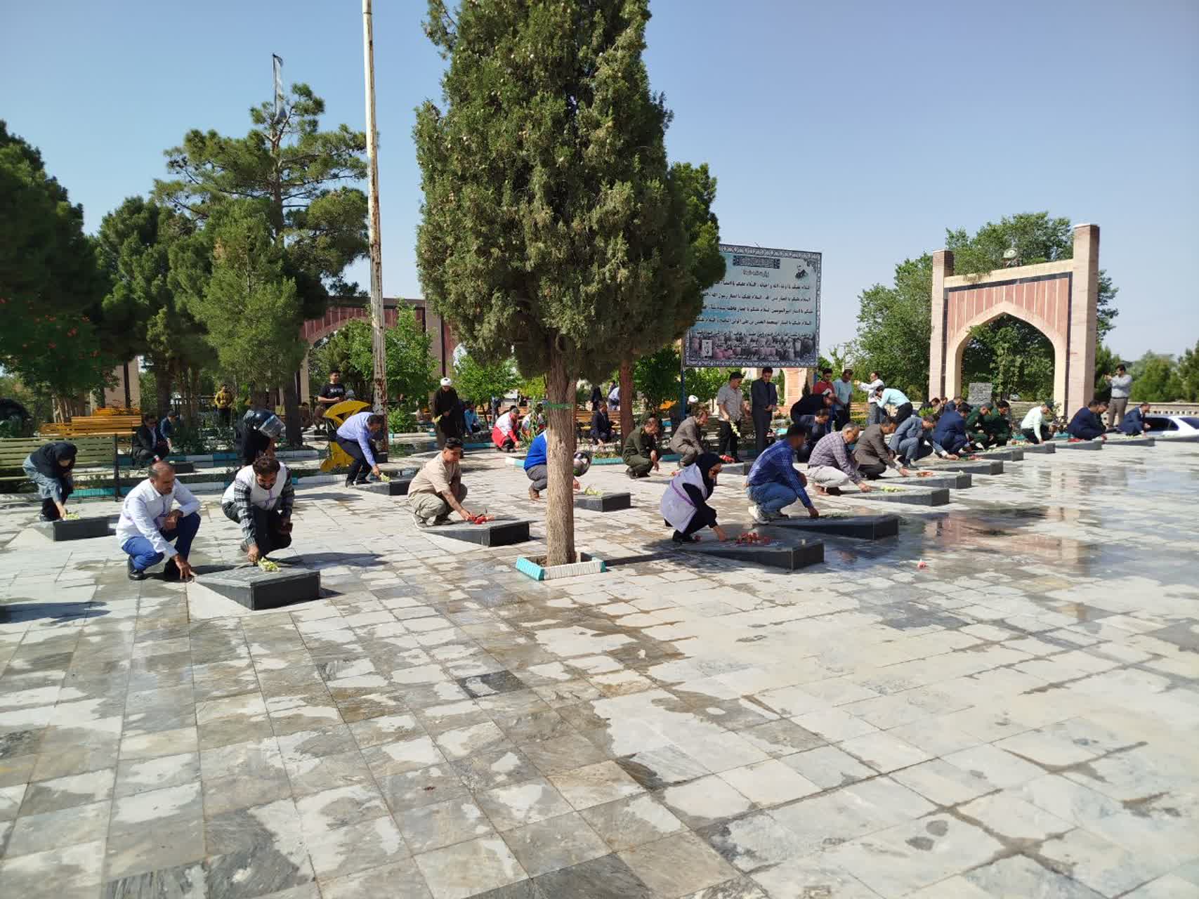 تجدید میثاق کارکنان بهزیستی استان کرمان با آرمانهای شهدا