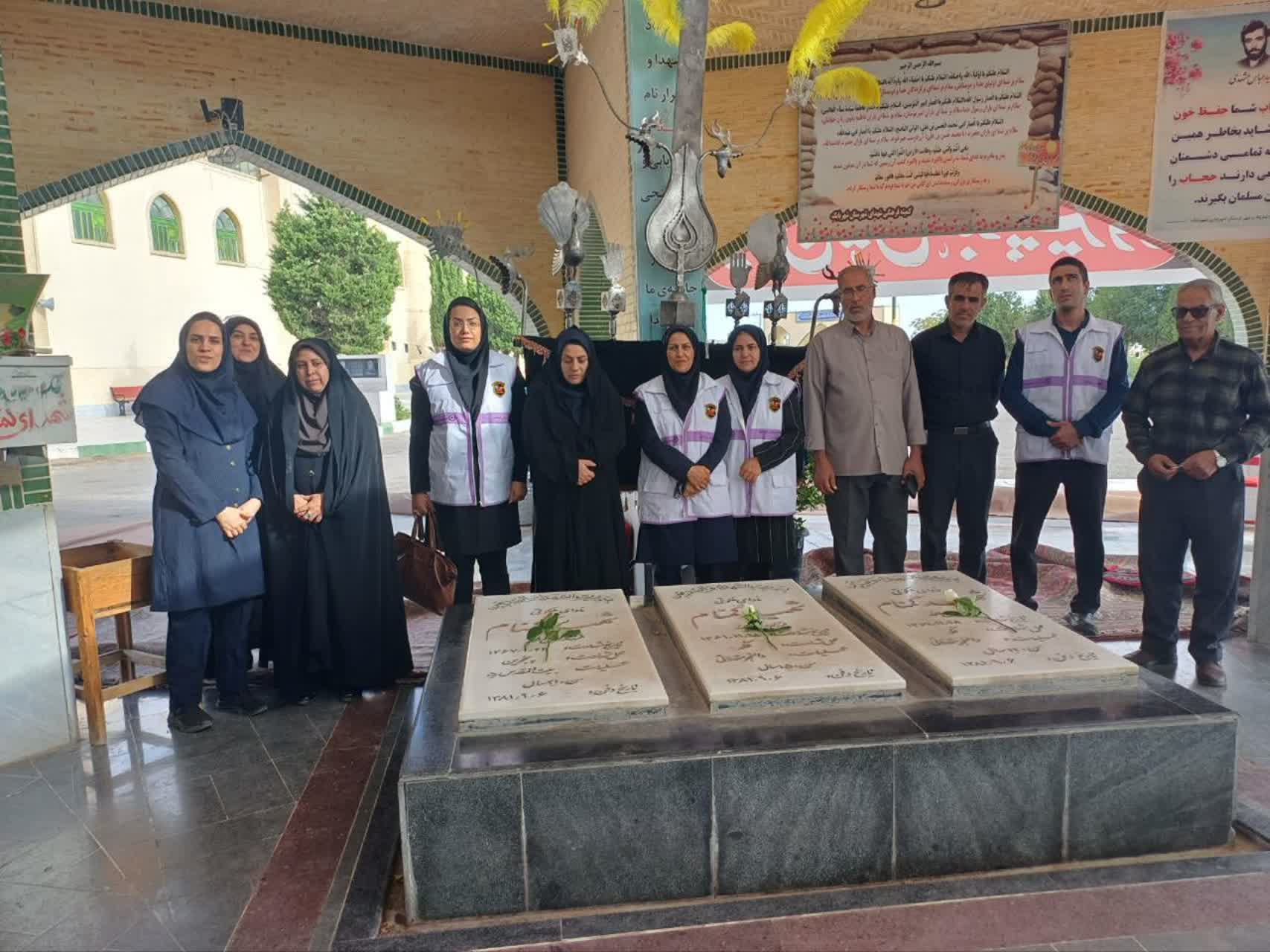 تجدید میثاق کارکنان بهزیستی استان کرمان با آرمانهای شهدا