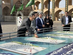 مدیرکل و معاونین بهزیستی استان یزد در گلزار شهدا حضور یافتند  