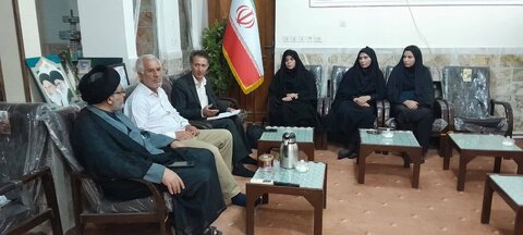 دیدار کارکنان بهزیستی چوار با امام جمعه