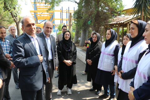 دیدار صمیمانه استاندار گیلان با کارکنان اداره کل بهزیستی گیلان