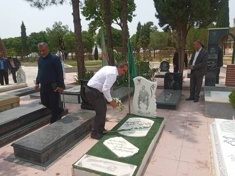 گزارش تصویری ادای احترام