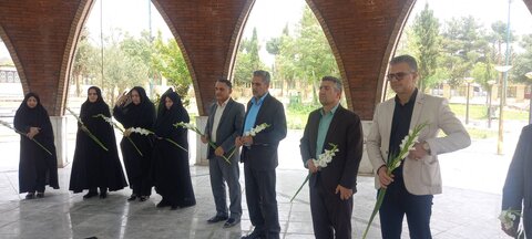 گزارش تصویری ادای احترام