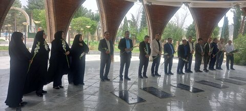 گزارش تصویری ادای احترام