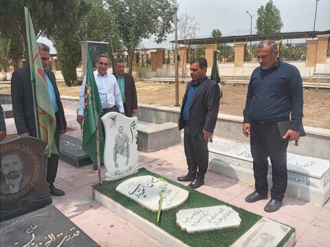 گزارش تصویری ادای احترام