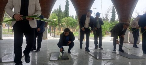 گزارش تصویری ادای احترام