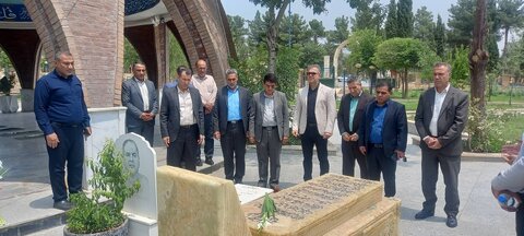 گزارش تصویری ادای احترام